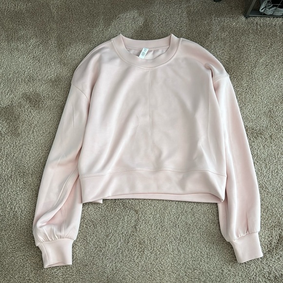 Lululemon Softstreme Perfectly oversized crop crew - Picture 1 of 5